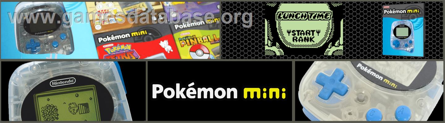 [Handheld] Nintendo Pokemon Mini - Nintendo Pokemon Mini - Artwork - Marquee